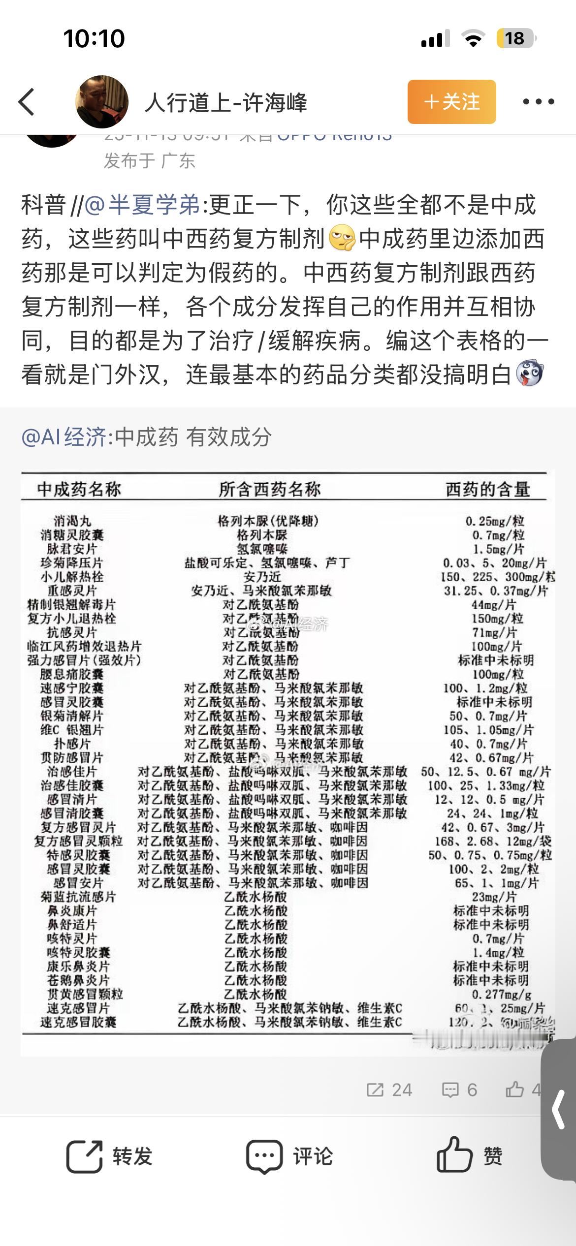 中成药不是中药必须三无产品必须草药才是中药“中药”只有200款含有西药有