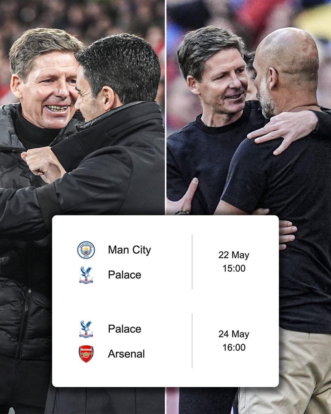 水晶宫：你们谁是冠军，我说了算英超联赛曼城vs水晶宫水晶宫vs阿森纳