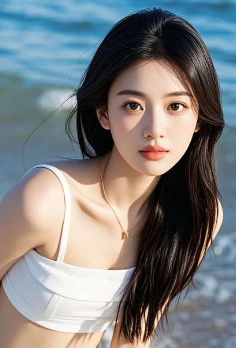 美女一笑，像春风拂过湖心，涟漪一圈圈荡进心里！