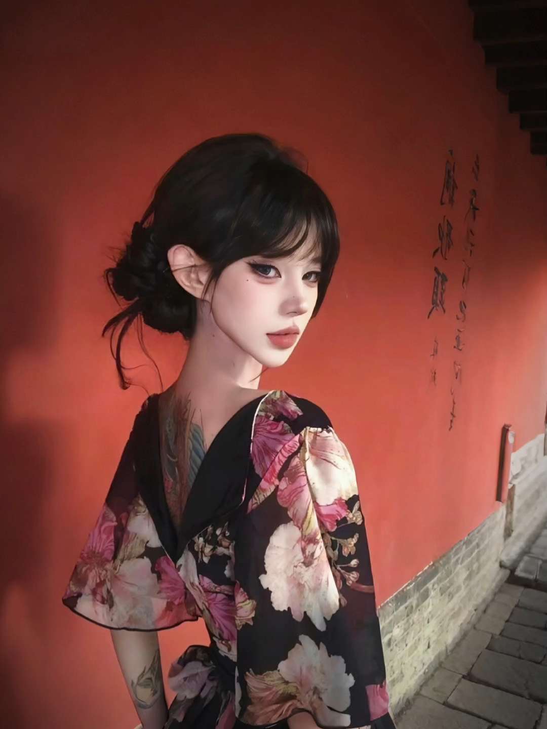 忽见粉蝶潜入窗 回望罗床唤君郎.