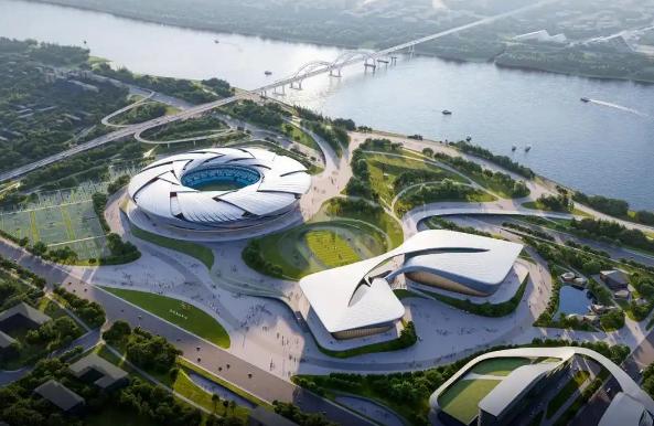 在全运会闭幕式上，湖南接过了全运会的旗帜，标志着下一届全运会将移师至湖南，这是对