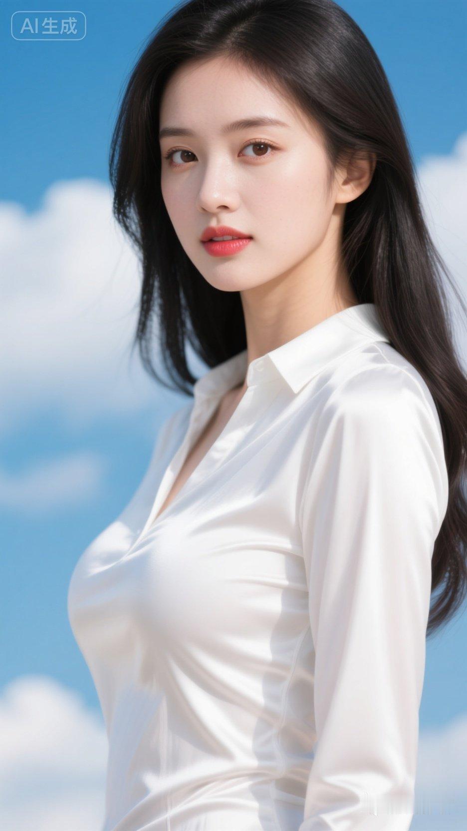 清新自然，白衬衫少女，阳光下的美好时光