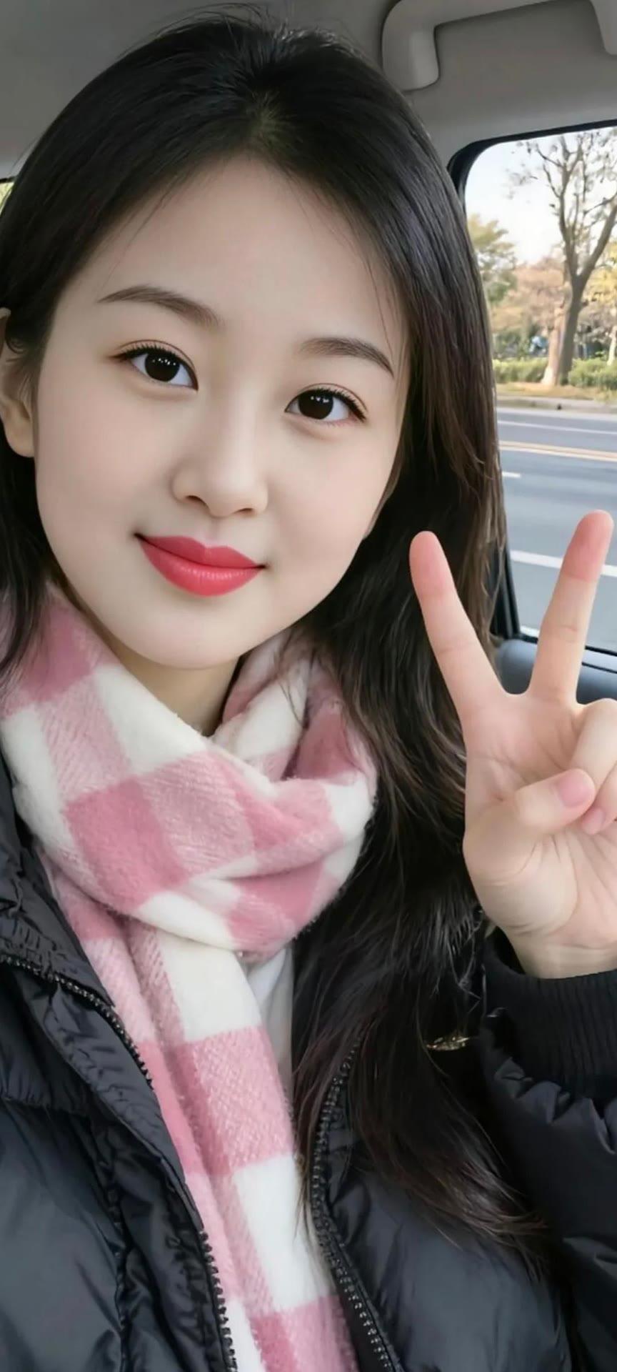 冬日暖阳下，元气满满的少女🌞💖