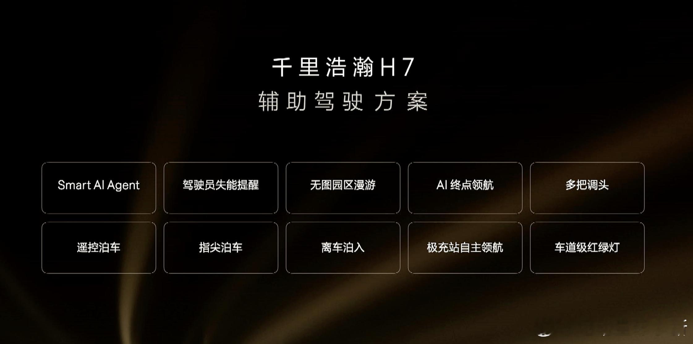 极氪9X提供两套智驾方案：千里浩瀚H7和H9。其中H7已经覆盖大部