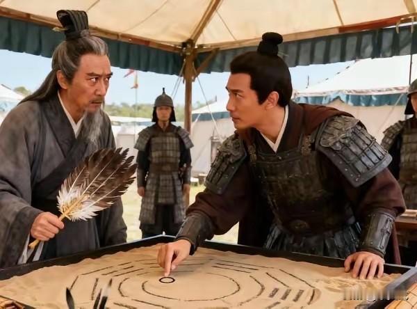 建兴年间，诸葛亮传授姜维八阵图，一旁守粮仓的老兵忽然开口：丞相，此阵有误，缺了天