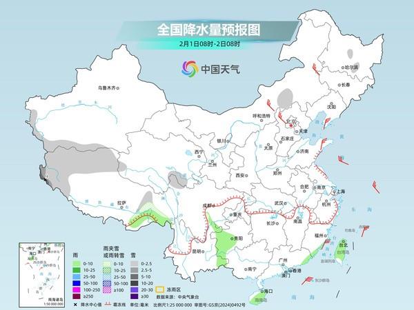 冷空气影响接近尾声 南方多地天气将回暖 中东部雨雪减弱