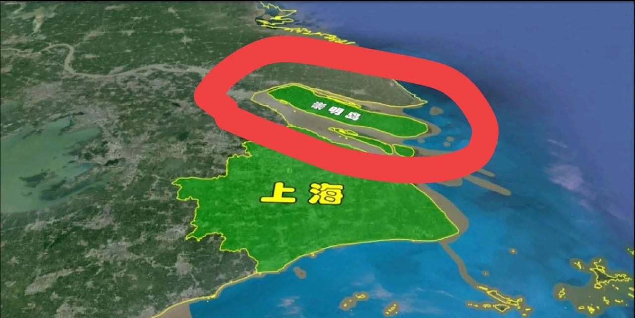 崇明岛上海第一大岛，同时也是中国第三大岛，它是上海最大的区，面积达到了1413平