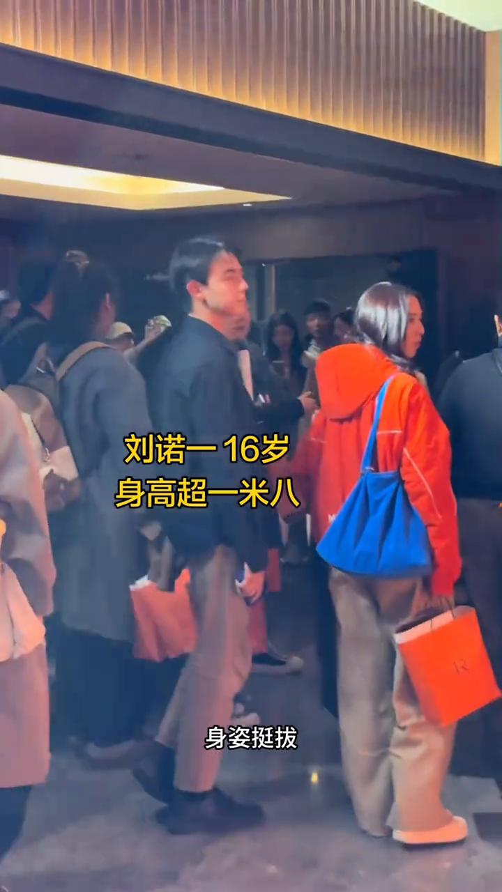刘诺一16岁身高超一米八。我愿称他为最帅星二代。7月1日刘烨儿子刘诺一近照曝光