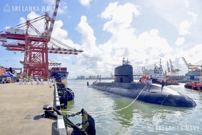 据斯里兰卡媒体报道，昨天，巴基斯坦海军编队“汉果”号AIP潜艇、F一22P”阿斯