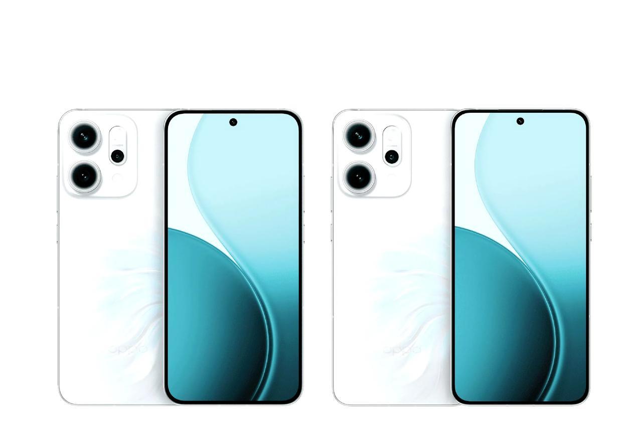 OPPOReno14系列外观设计曝光，全系采用1.5K直屏+金属中框今日，有