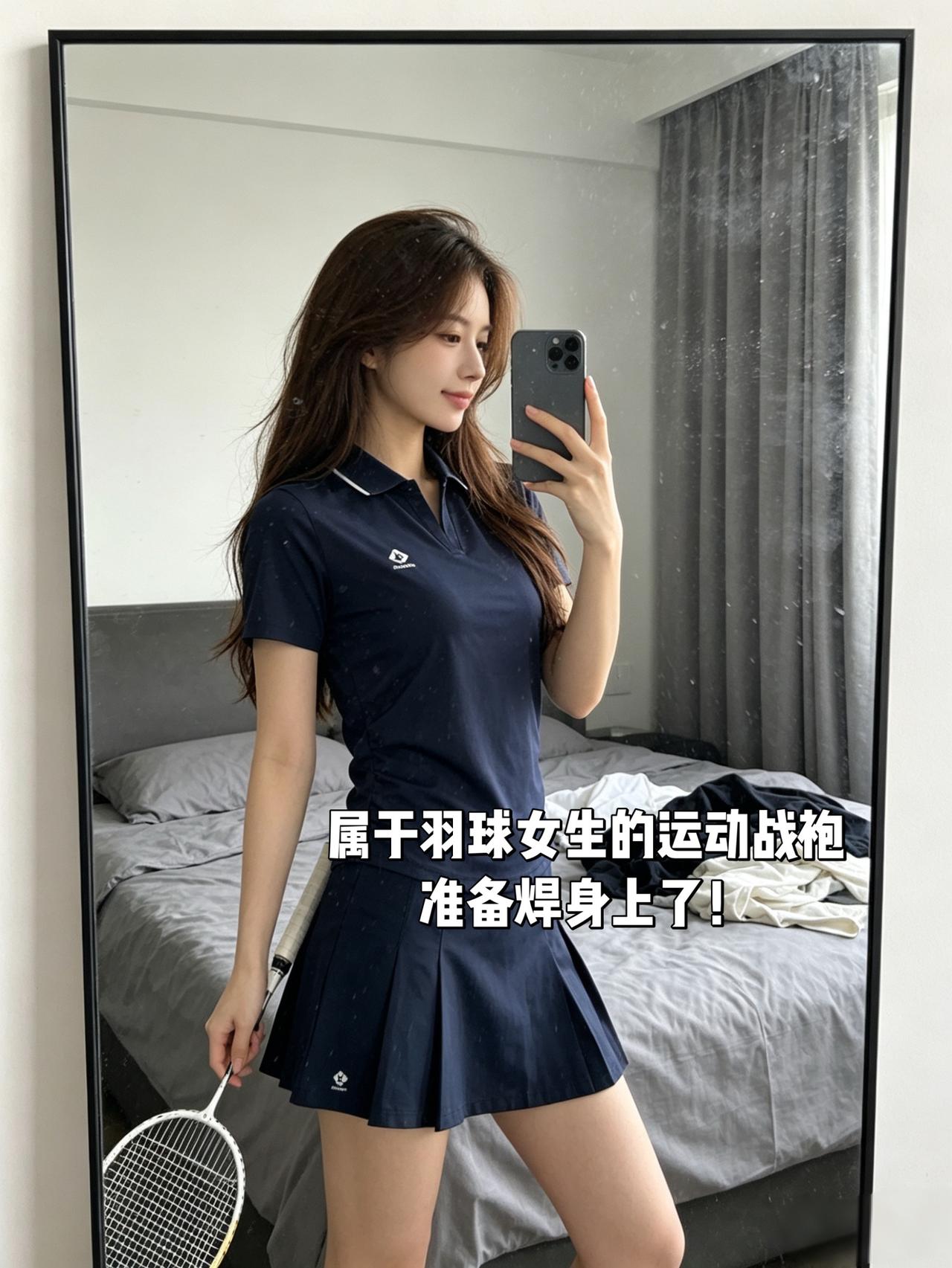 属于羽球女生的运动战袍准备焊身上了！