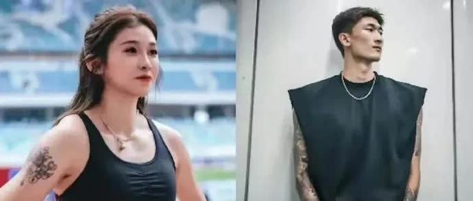 吴艳妮和男友：潮酷运动员情侣吴艳妮和她的男友真是一对超有个性的运动员。