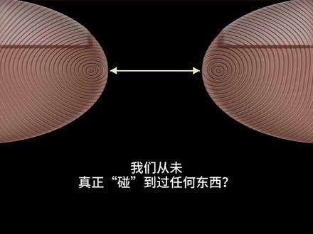 显微镜放大看！我们实际从未真正触碰到任何东西