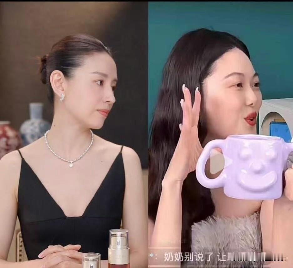 董洁真的是越老越好看，看她直播时随手一截，太有女人味了