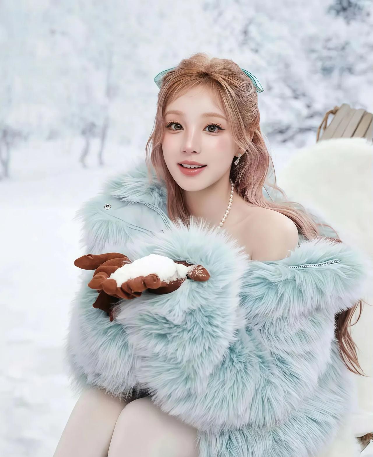 宋雨琦这造型美到发光！灵动挑染发色配亮眼妆容，精致眼妆自带高光，甜酷平衡得刚刚好