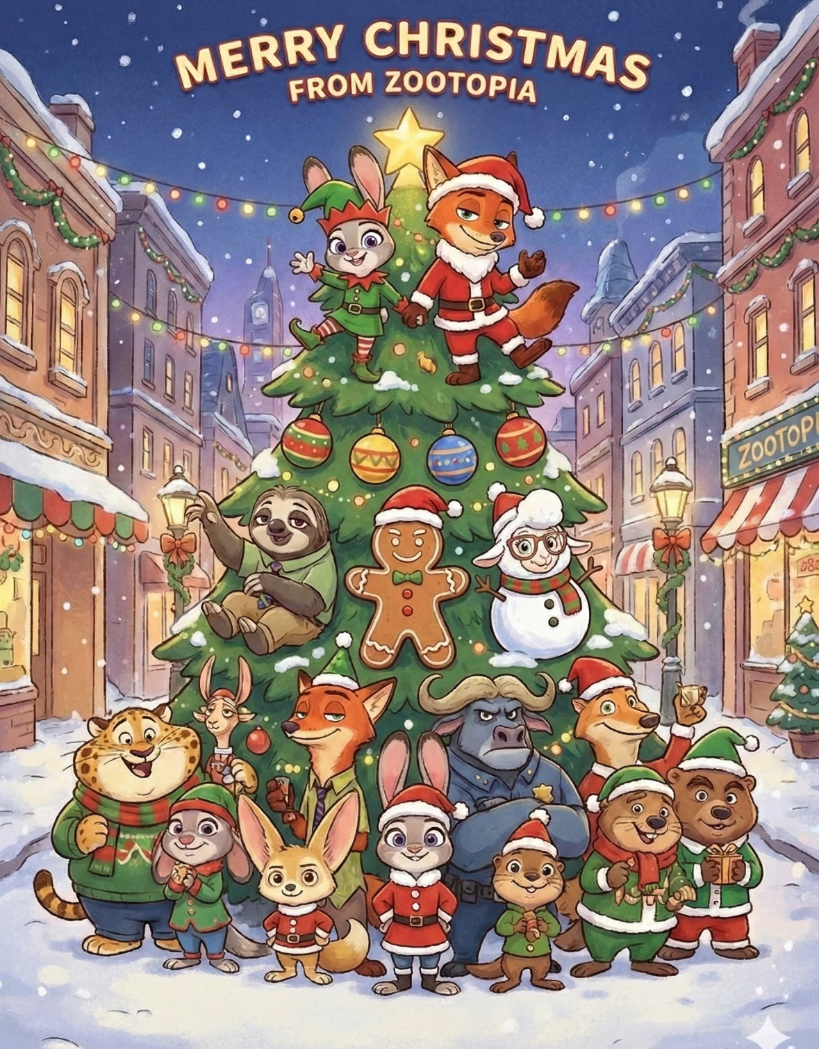 圣诞快乐🎄童话圣诞树❄️🧣这样的圣诞树，你最喜欢哪棵呢？！2025动漫嘉年华