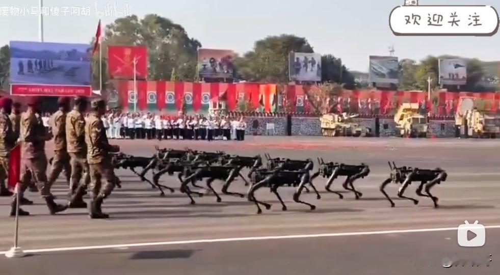 东大有的，我大印度也要有，就是一个小小的机器狗，珠海航展上展出有什么了不起的，印