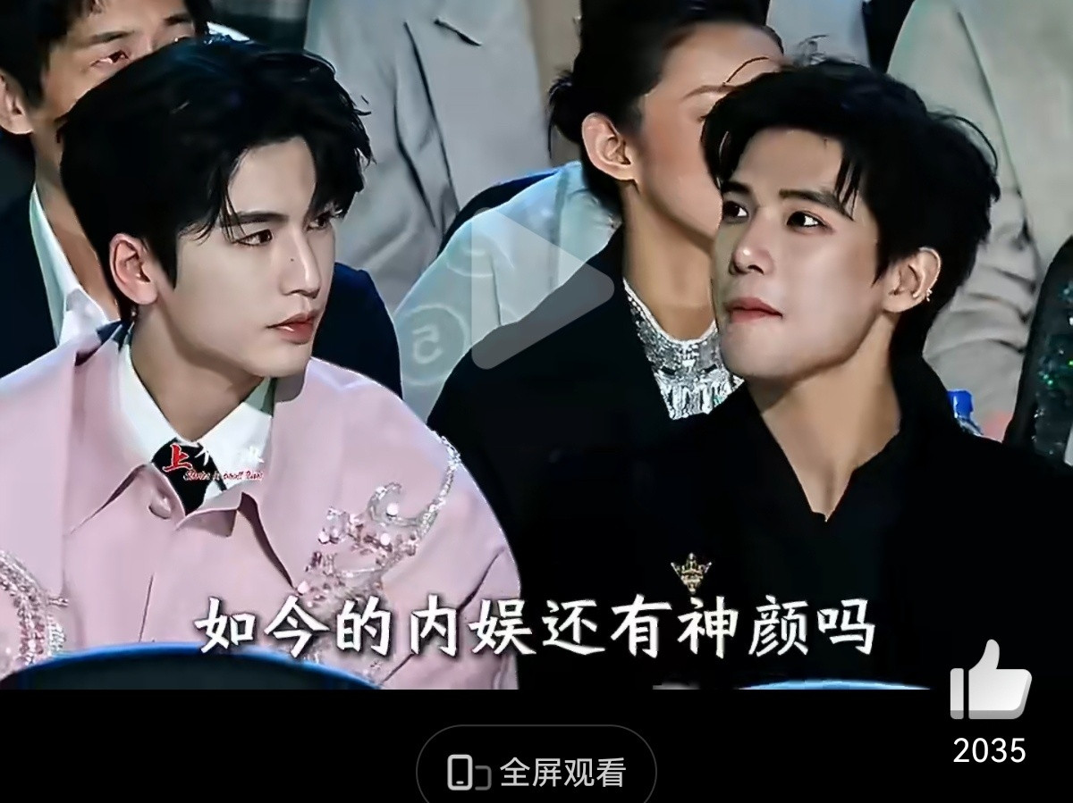 王安宇张凌赫一样的五官不一样的气质，一个帅的没有攻击性，一个浓颜天花板。