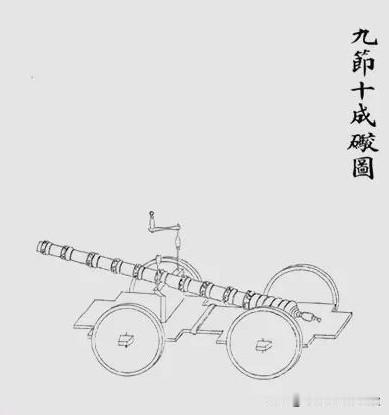 乾隆朝为了拿下大小金川，发明了一种螺旋炮，就是把1门炮分成9节，战斗的时
