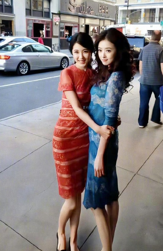年轻时候的大美人曾黎和蒋欣！