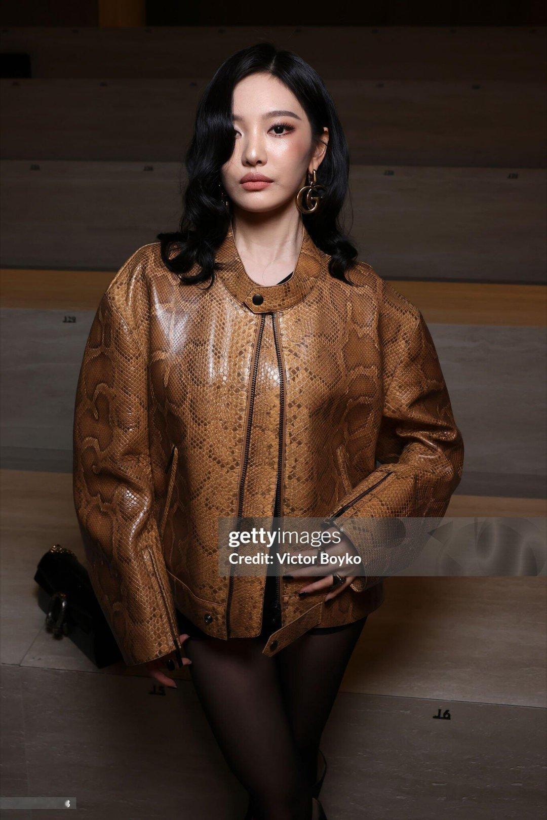 Gucci大秀米兰时装周时装周宁艺卓×Gucci大秀宁艺卓Gucci大秀造