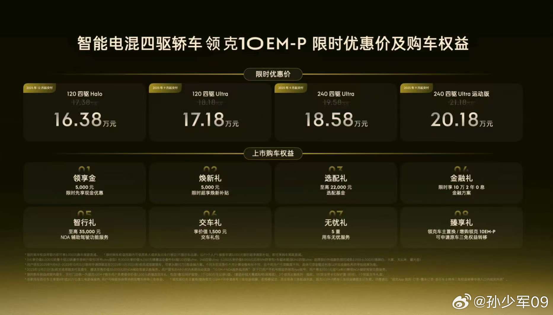 领克1OEM-P起步价16.38万今年轿车市场竞争太激烈了​​​