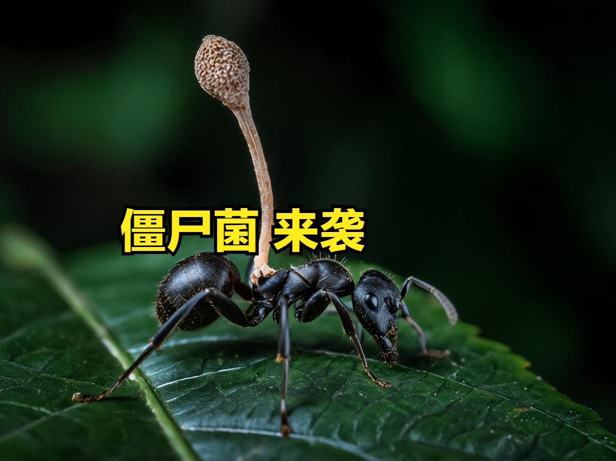 僵尸真菌能控制蚂蚁"穿着外衣"爬上高处赴死，它对人类大脑的权限有多大？先看一个