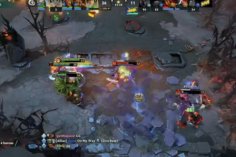 VG2:1战胜Navi晋级到1-1组，从上个PGL就开始的一天只能有一支中国