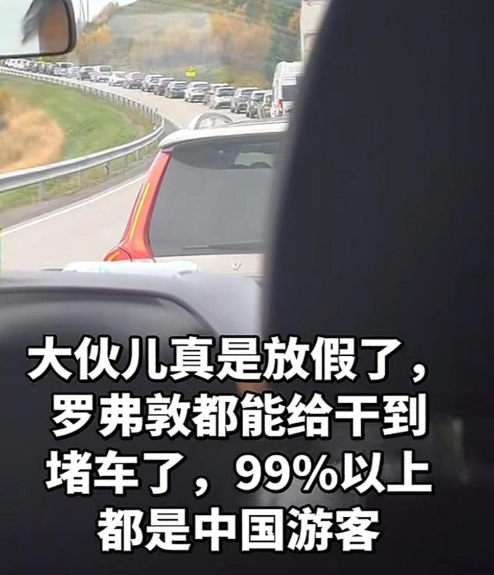 中国人爱扎堆，这不国庆又把外国一些景点给扎到堵车。连东非草原都堵车了，像瑞士，