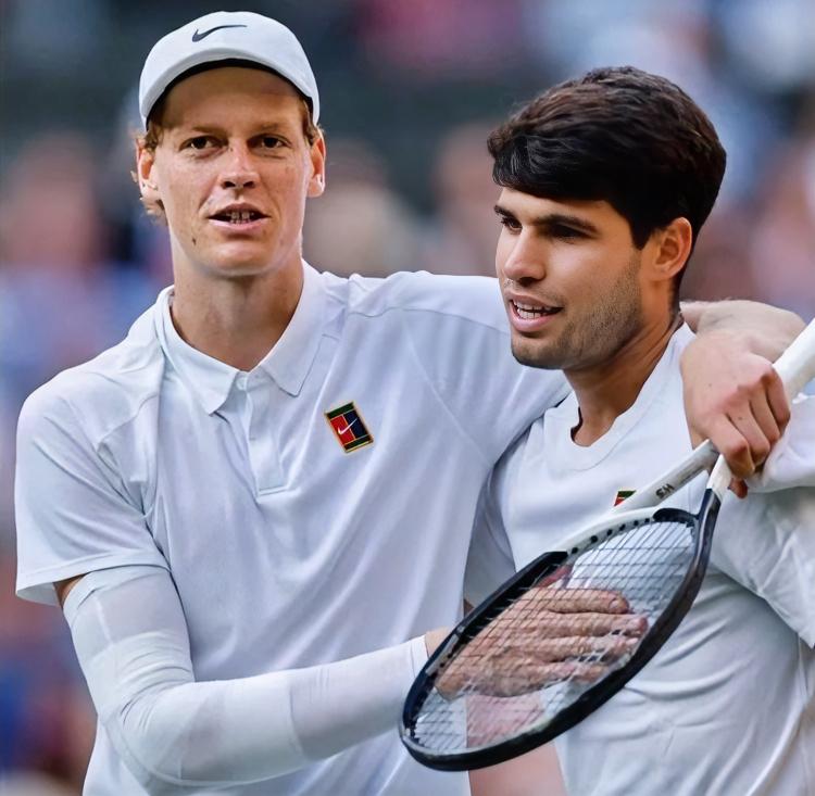 辛纳：卡呀，今年咱都没得约过！！阿尔卡拉斯：纳呀，我都好想好想你呢辛纳：今年