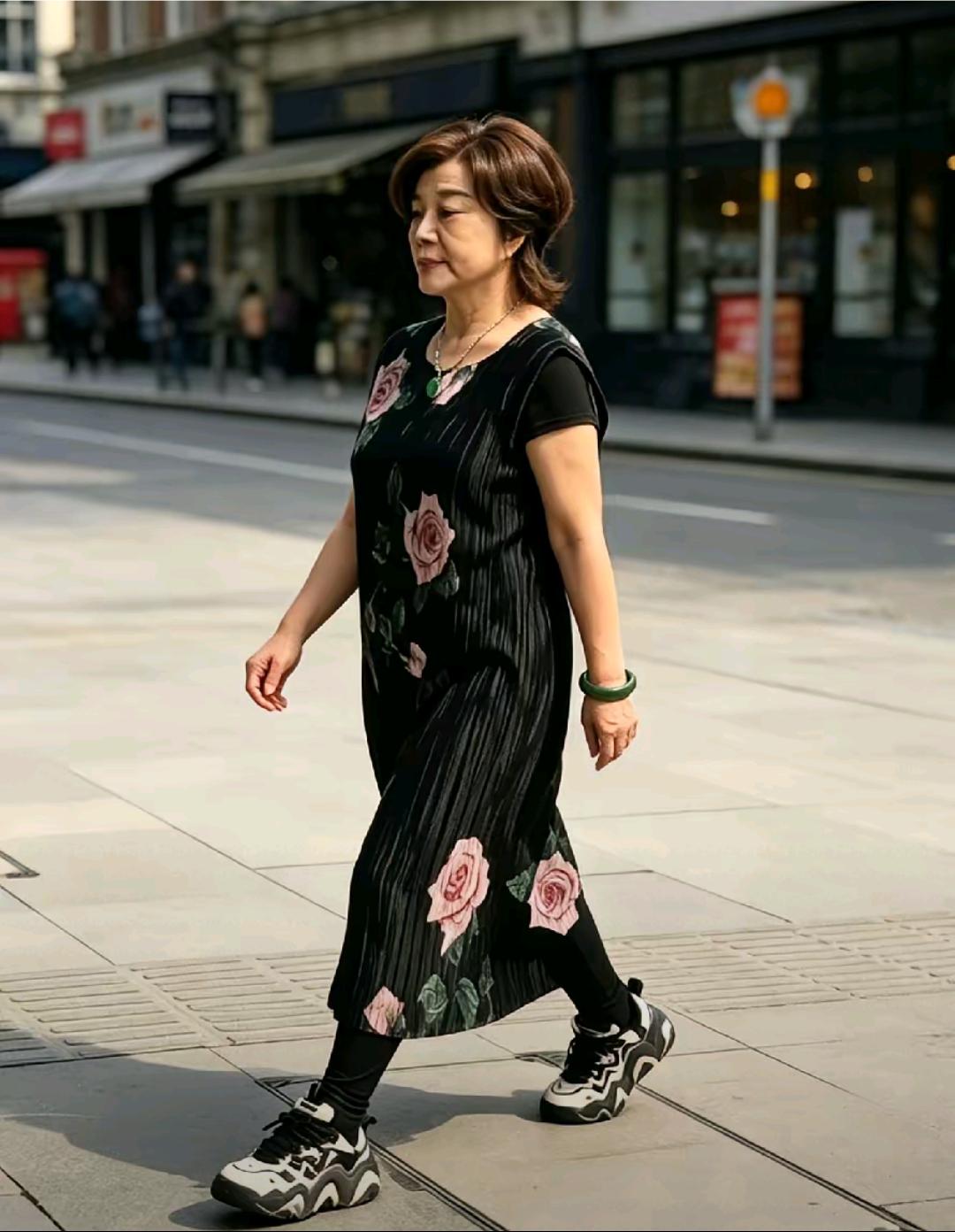 在没有灯光，没有华丽的衣服下，也和普通人也没啥区别，独自走在街上，不仔细看，怕是