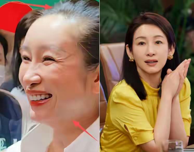 去掉美颜滤镜后，多位女星露出真实状态：秦海璐发际线显眼、殷桃尽显邻家大婶温婉感、