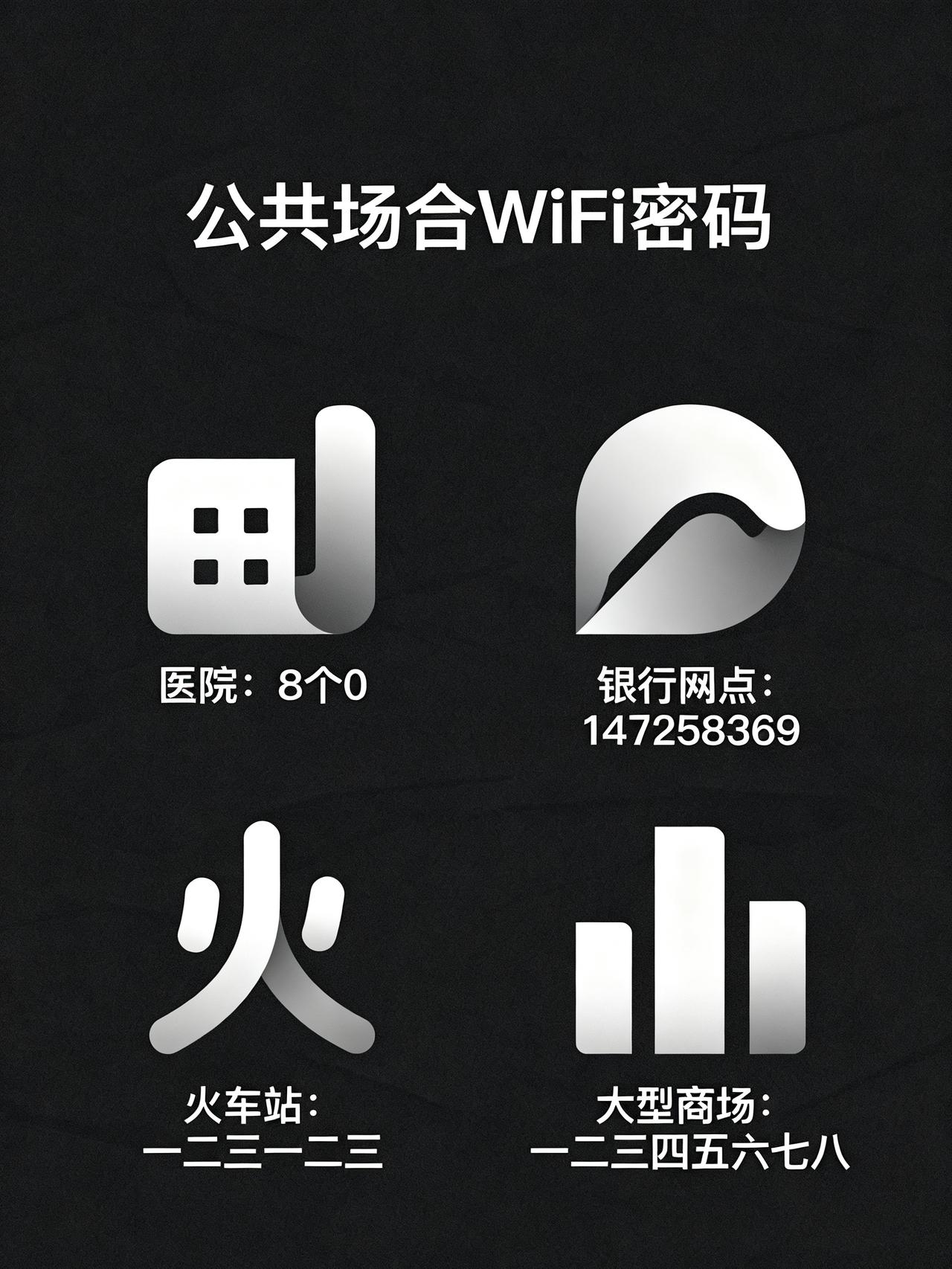 记住这8个密码，走到哪都能连上WiFi藏在公共场合里的8个没人特意说的WiFi