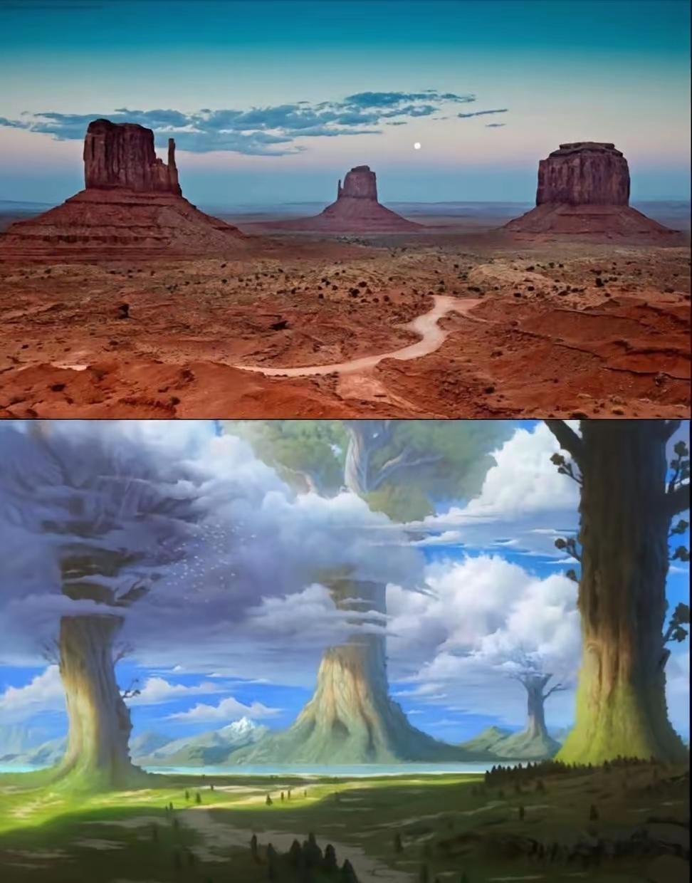 以前的地球，真的存在过那么巨无霸的树木吗？地球形成史月球上的地球2亿年前的地