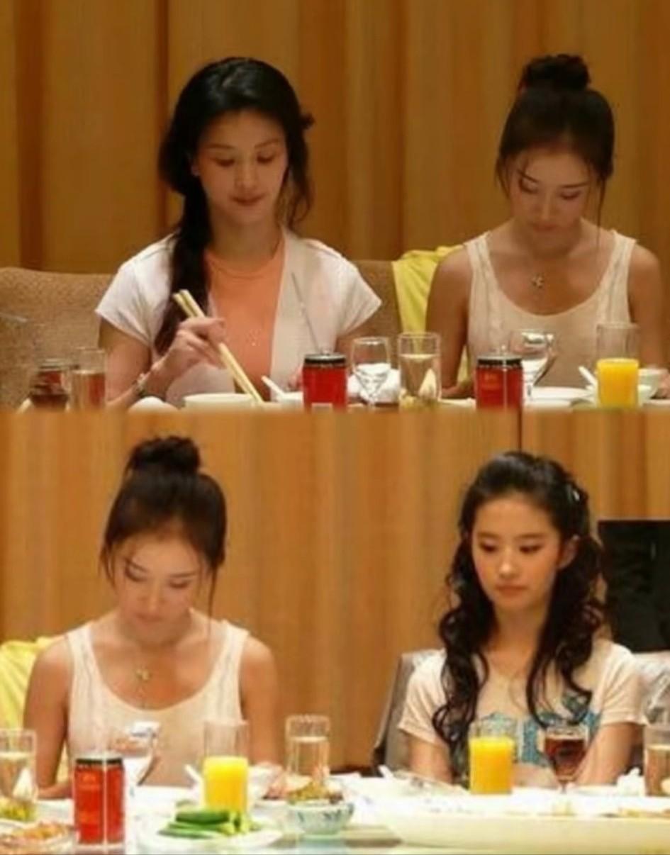 舒畅是刘亦菲的表姐她年轻的时候颜值真的不输刘亦菲就是运气差一点，没有像刘亦菲