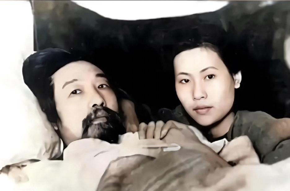 1951年，徐悲鸿因患脑溢血导致半身不遂，住进了北京某医院。当时，他的夫人廖静文