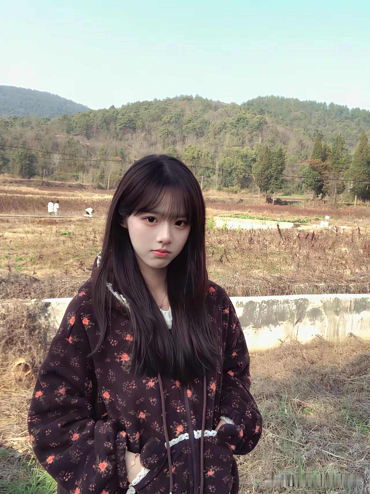 不得不说，这颜值在农村里，算得上天花板了吧？