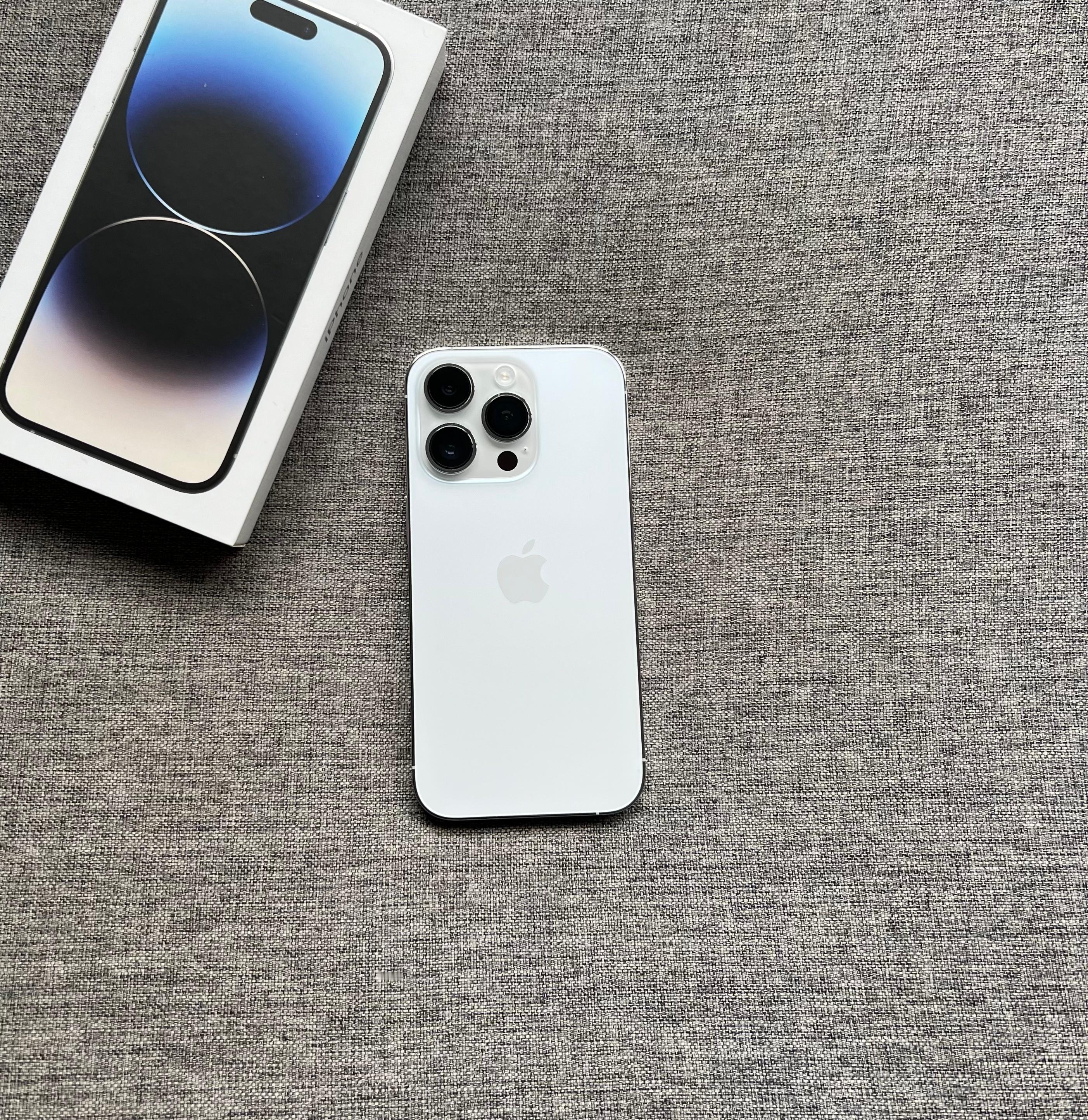 iPhone14Pro256G银色，极品成色，屏幕完美，外壳小划痕，已换全