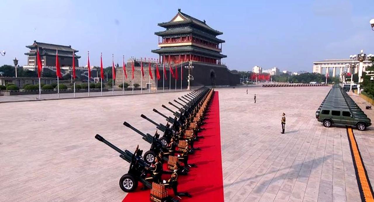那辆“1945”的检阅车，载着最沉重的思念九三阅兵超燃混剪大片热点5万余人观礼离