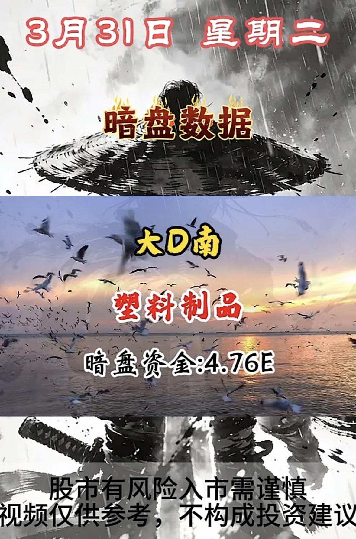4月1周三暗盘隔夜挂单排行榜出炉3月31日的暗盘隔夜挂单数据值得好好琢磨。3
