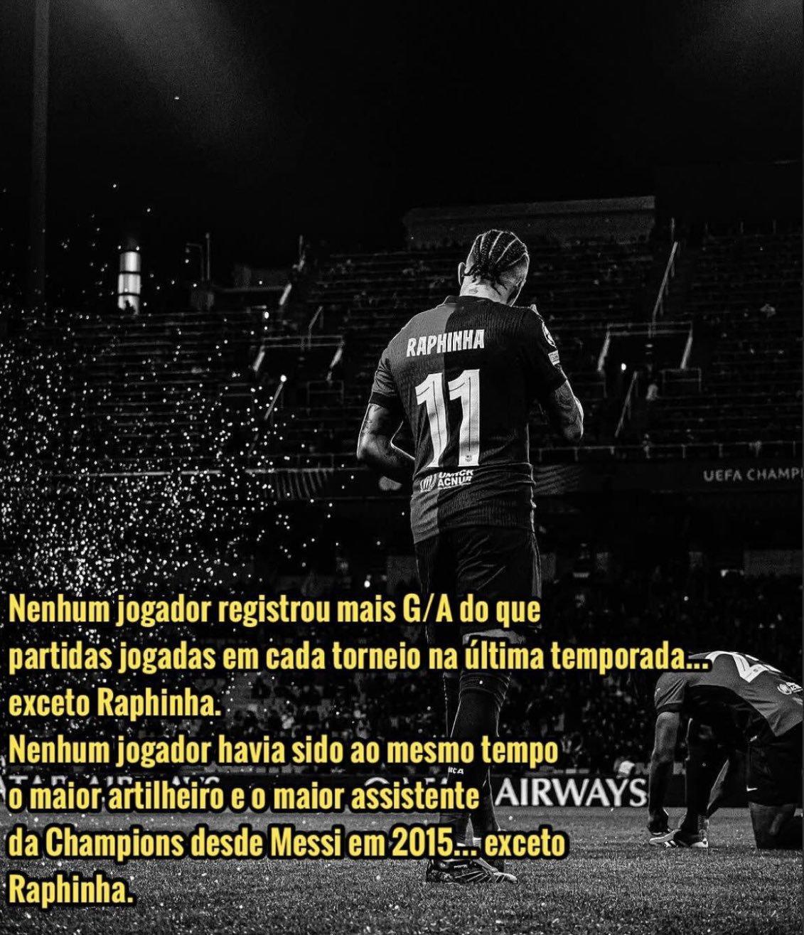 🚨🚨🚨拉菲尼亚insstory转发此内容：自梅西和C罗离开欧洲以来，