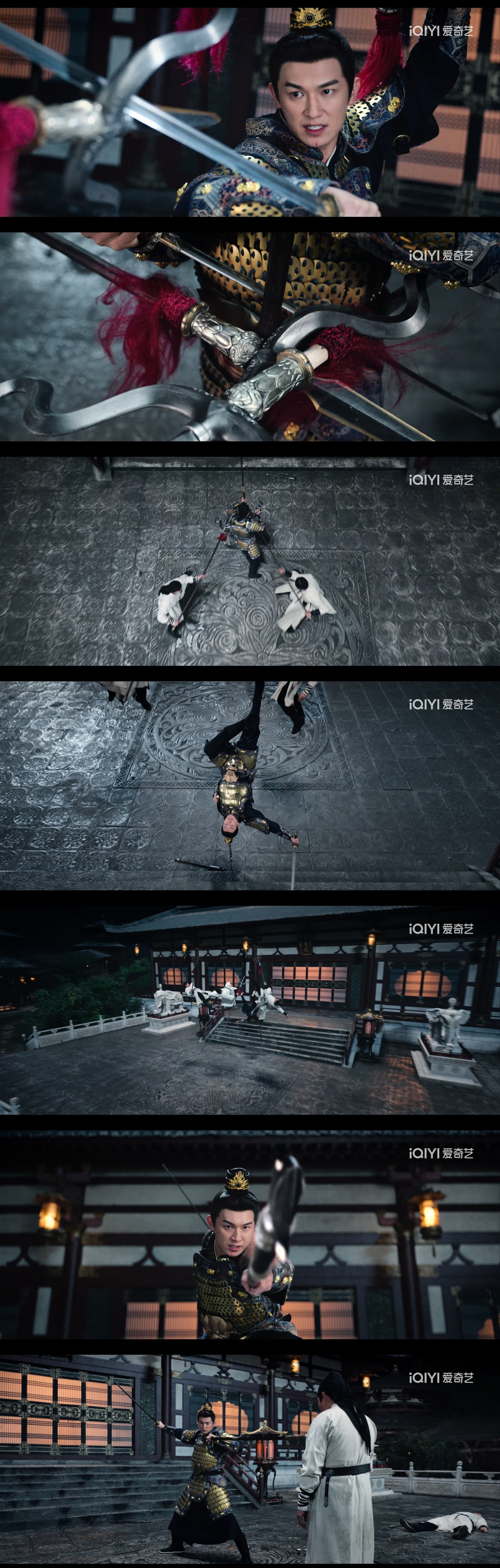 滴，三刀流名场面打卡。卢凌风打戏太好看了!!（还有一集半，根本舍不得看完[干饭人