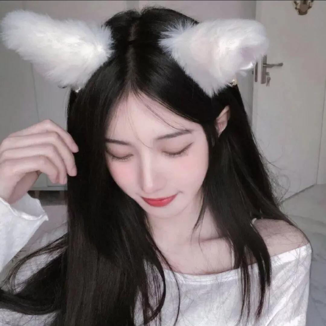 🐰兔耳朵少女，萌萌哒自拍！猫耳女孩自拍兔耳少女照萌兔自拍甜系兔耳少女自