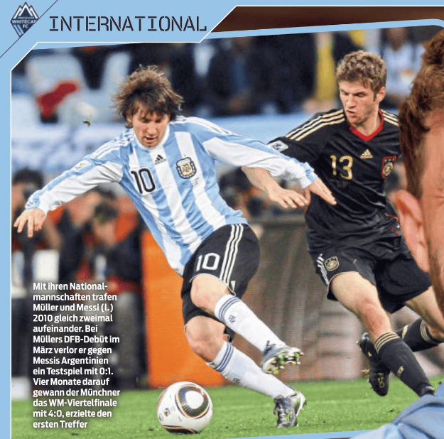 穆勒: 觉得能和梅西配合;C罗专注射门, 梅西似乎是无所不能