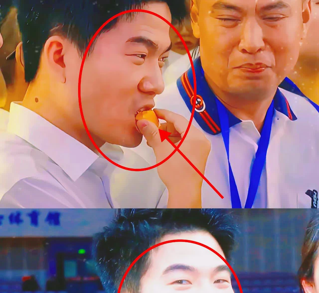 董宇辉这一吃，直接火爆出圈啦！在那庄重优雅的场合，嘉宾们都穿着白上衣，