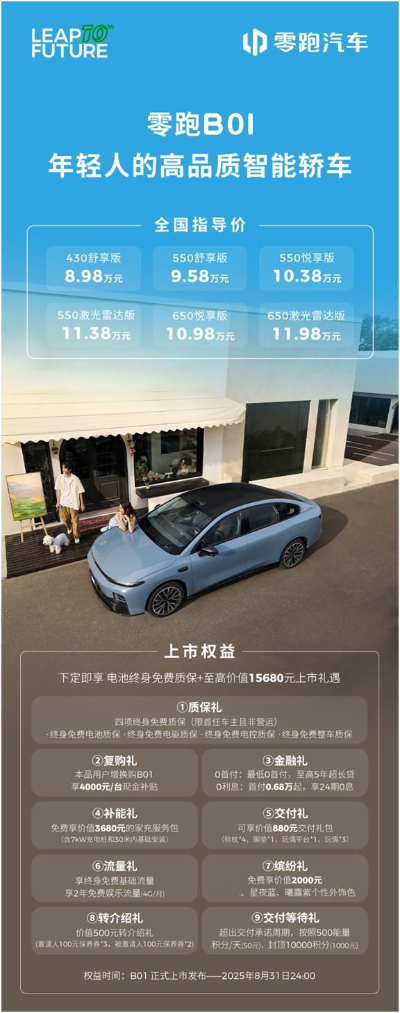 入门款小鹏M03就能买顶配零跑B01，你会怎么选？ 期待已久的零跑B01终于