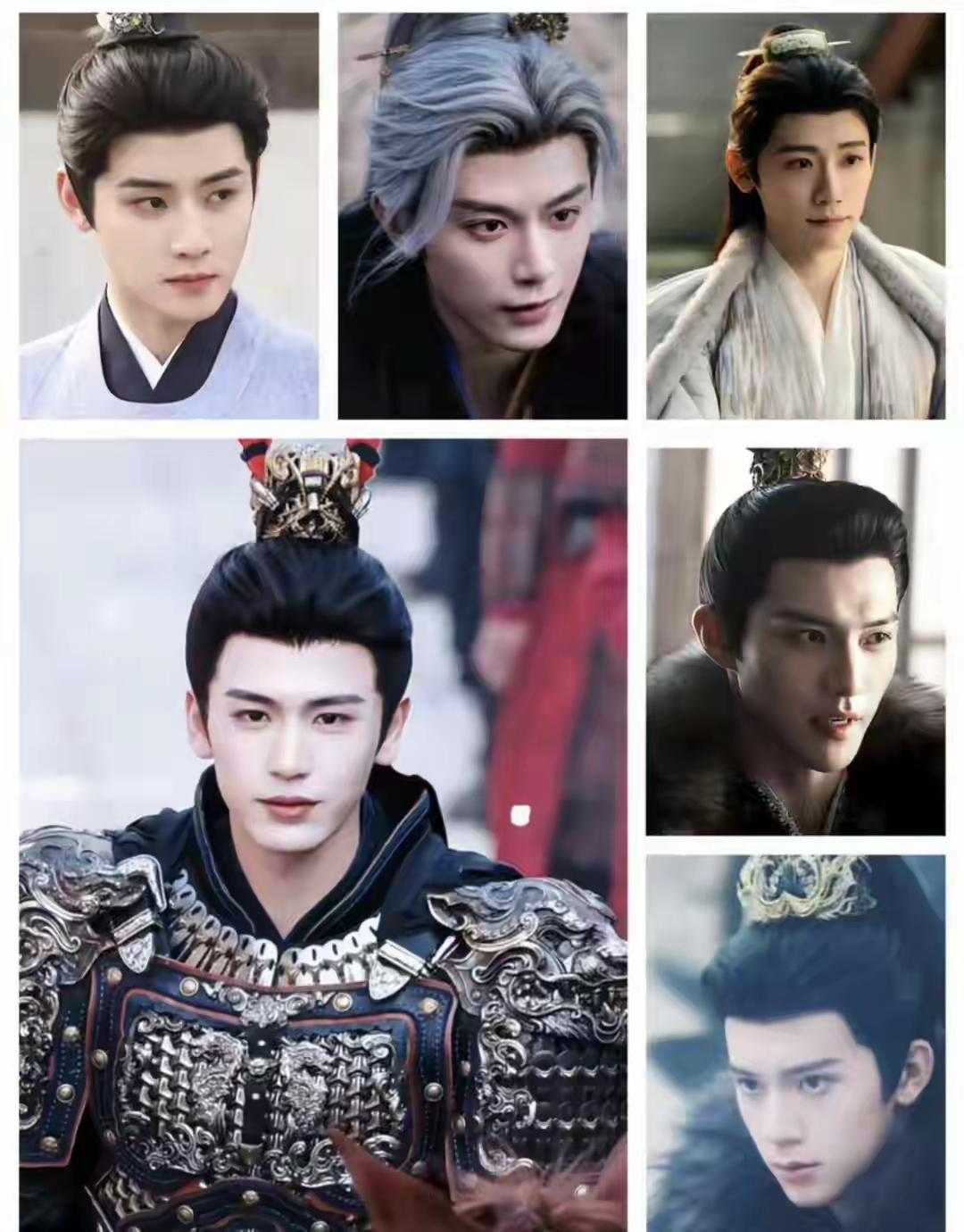 《逐玉》个个是顶配！男一到男六都帅爆了！张凌赫饰演的男主谢征，银甲高马尾是他后