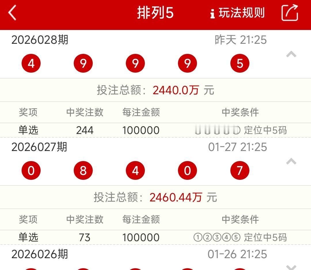无意中发现一个很有意思的情况。1月27日体彩排列五的奖池剩下3.93亿。昨天