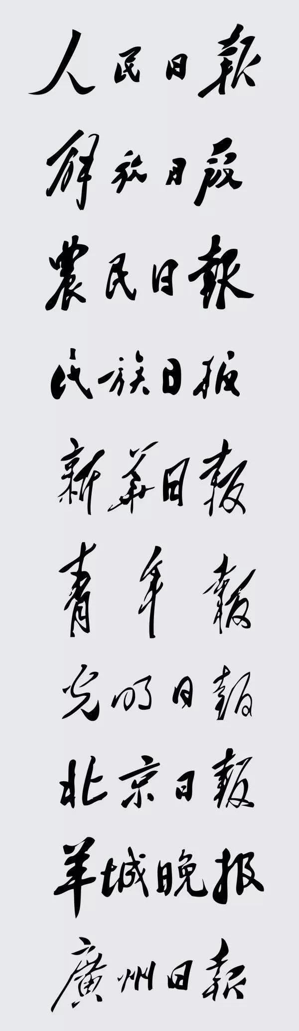全国各省市自治区党委机关报的报头‌都有哪些人题写的？绝大多数由毛泽东题写‌，仅‌
