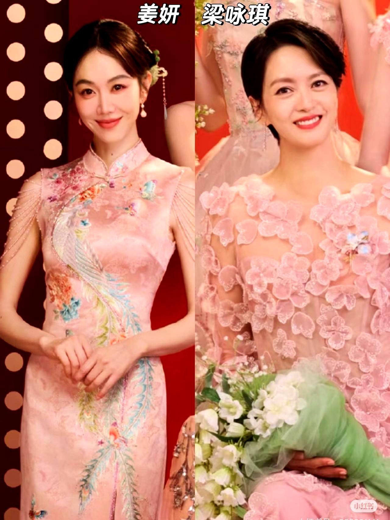 春晚《立春》别光盯着姜妍回头，你仔细看58岁周慧敏的腰，上面绣的不是花，是苏杭一